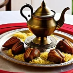 사우디아라비아 요리 강좌 및 클래스 - Aromatic Kabsa Feast with Traditional Hospitality**

**Prompt:** A visually rich and warm scene depi...
