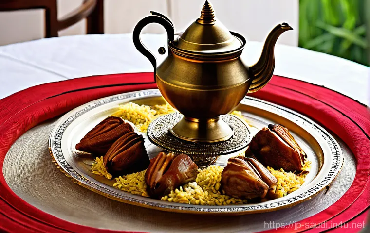 사우디아라비아 요리 강좌 및 클래스 - Aromatic Kabsa Feast with Traditional Hospitality**

**Prompt:** A visually rich and warm scene depi...