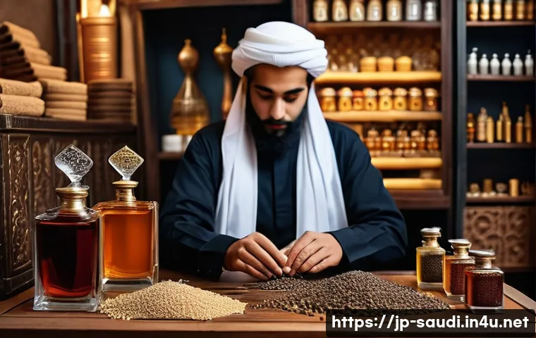 사우디아라비아의 독특한 향수 제조 기법 관련 이미지 1
